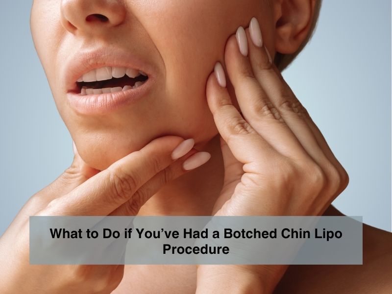 What to Do if You’ve Had a Botched Chin Lipo Procedure